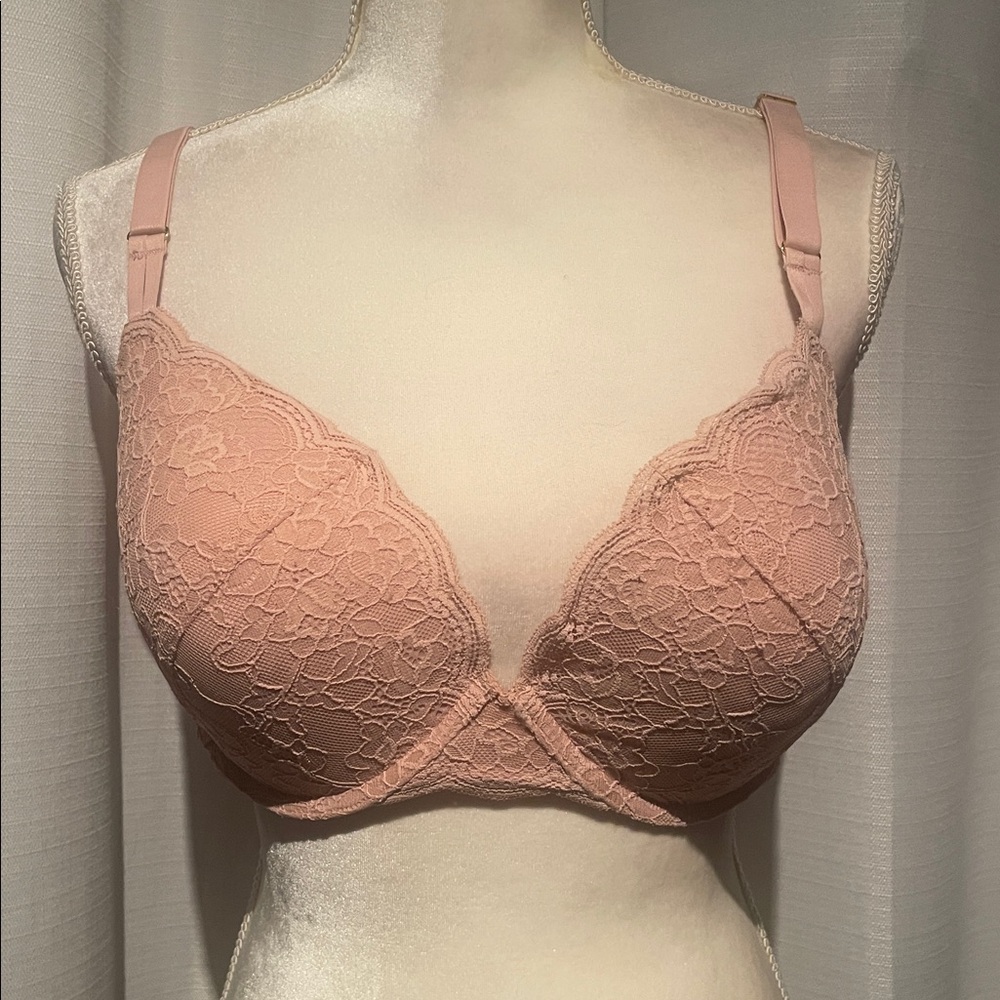 Joyspun Lace Pink Bra Sz 40C